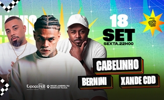 Imagem do evento Cabelinho, Xande CDD e Bernini