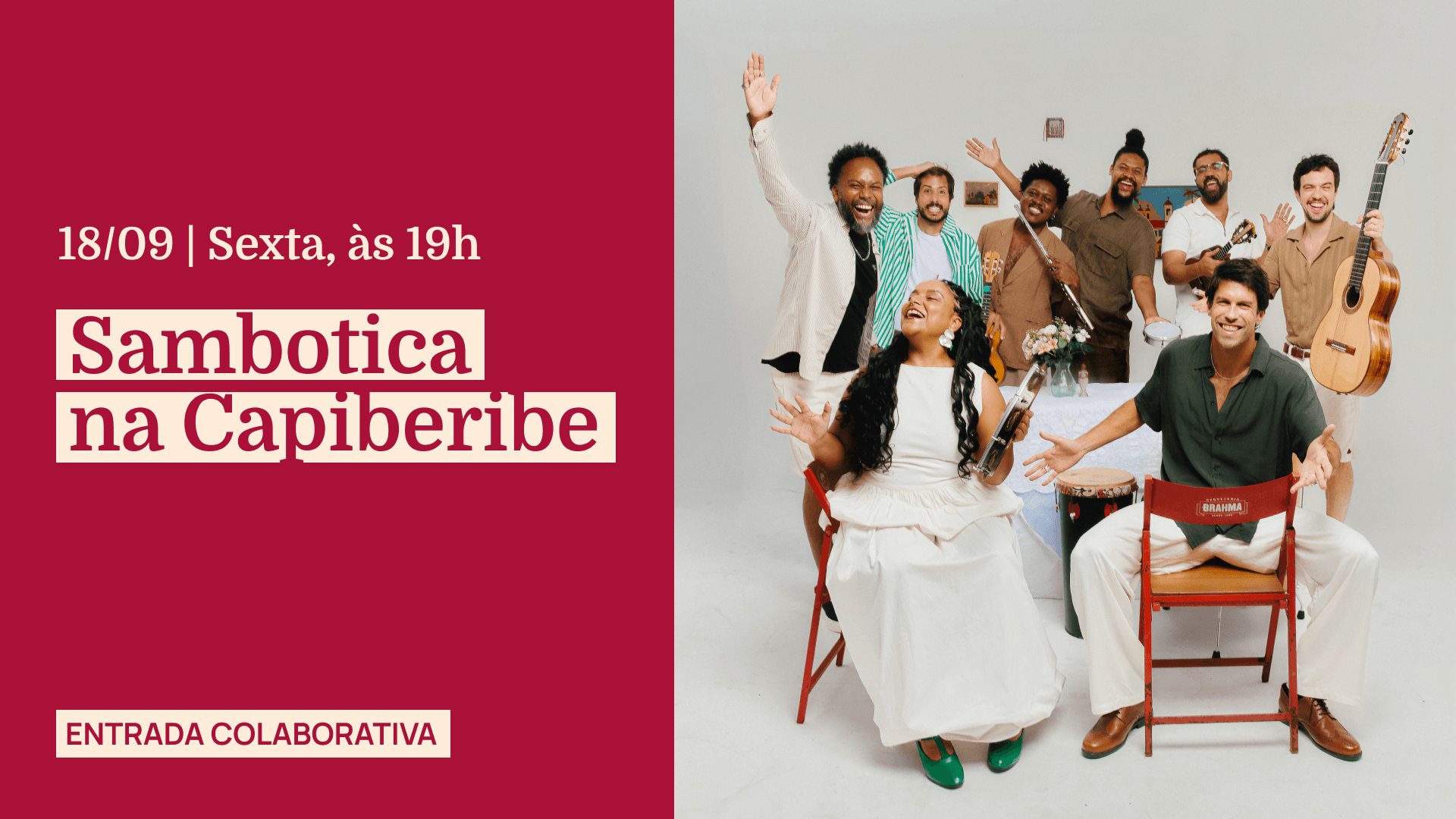 Imagem do evento SAMBOTICA NA CAPIBERIBE