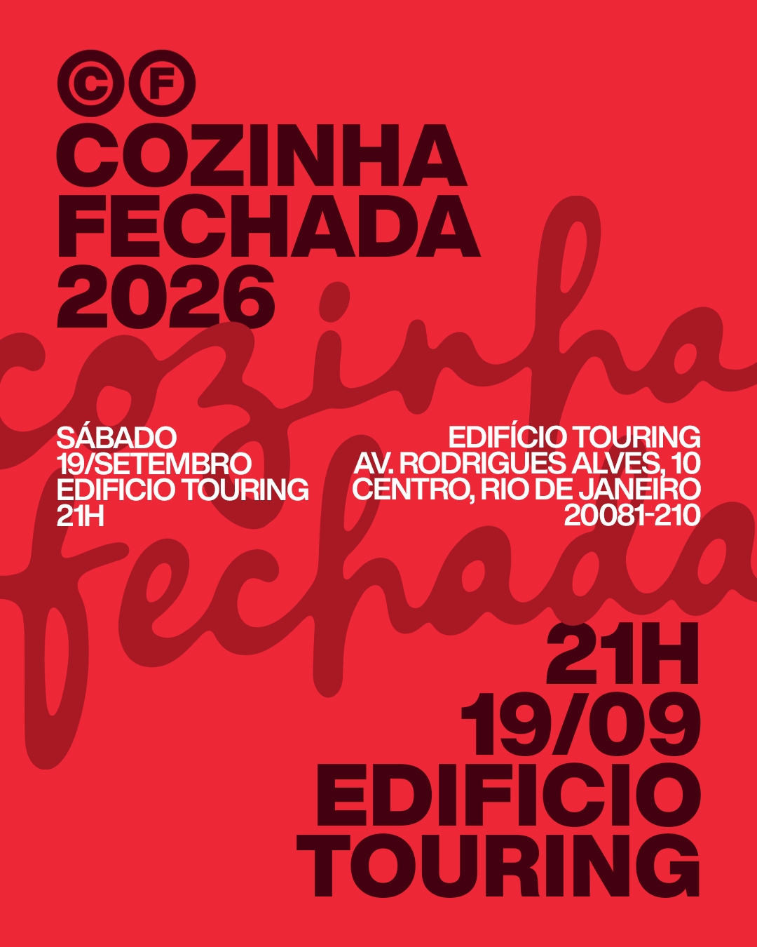 Imagem do evento Cozinha Fechada