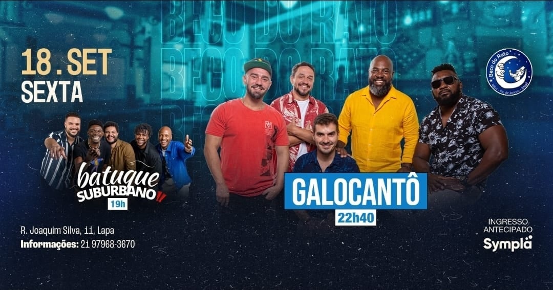 Imagem do evento GALOCANTO BECO DO RATO