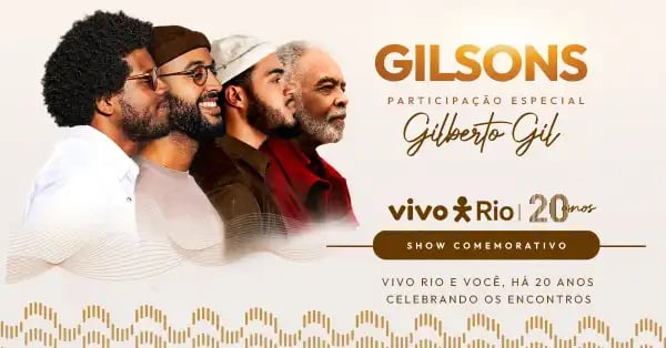 Imagem do evento Gilsons Convida Gilberto Gil