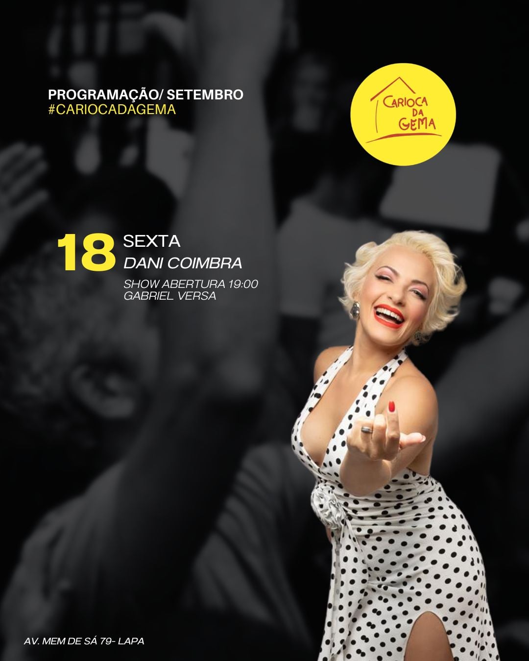 Imagem do evento Dani Coimbra 18/09