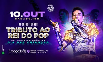 Imagem do evento Rodrigo Teaser - Tributo ao Rei do POP