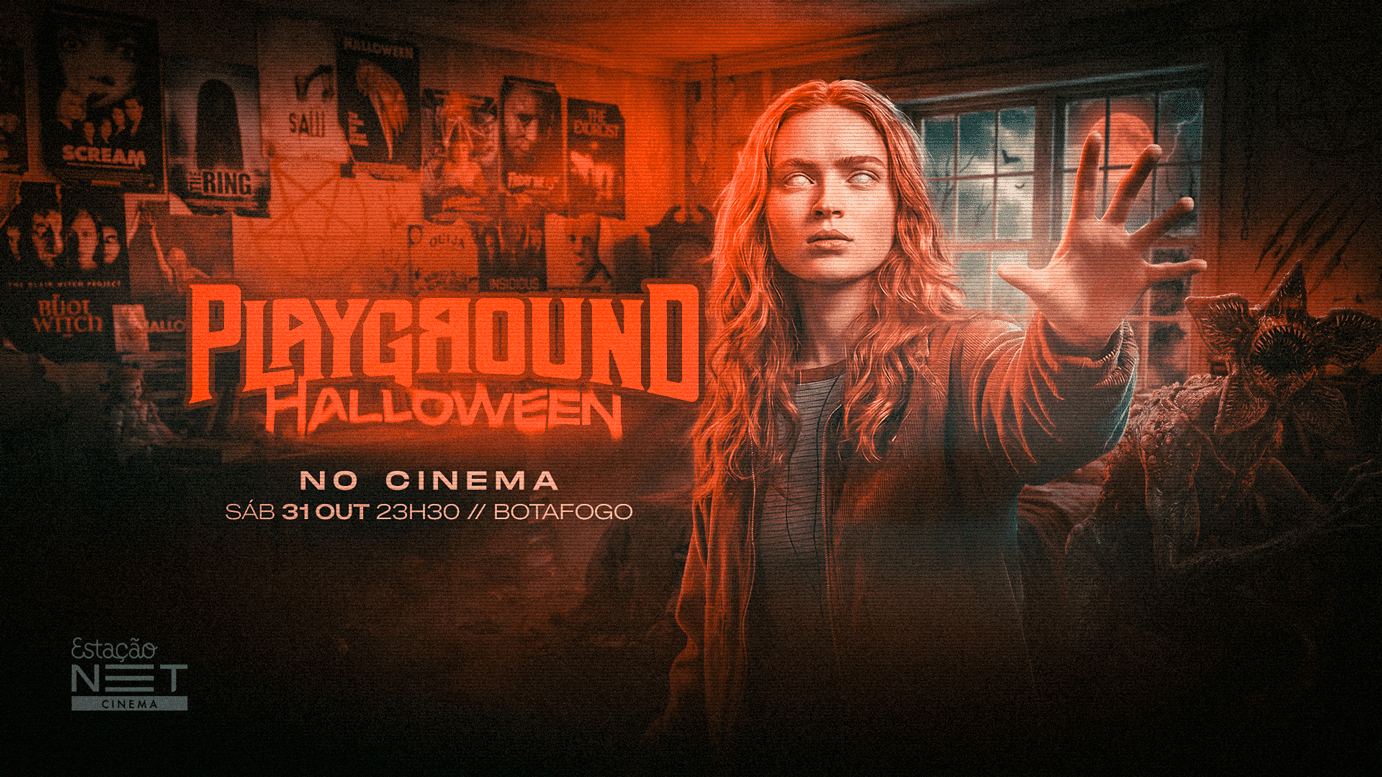 Image for Playground Halloween no Cinema · Full Open Bar · Estação Net Rio, Botafogo.