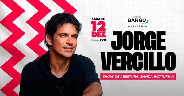 Image for Jorge Vercillo | 12DEZ (SAB) | Arena Bangu (Bangu Shopping)