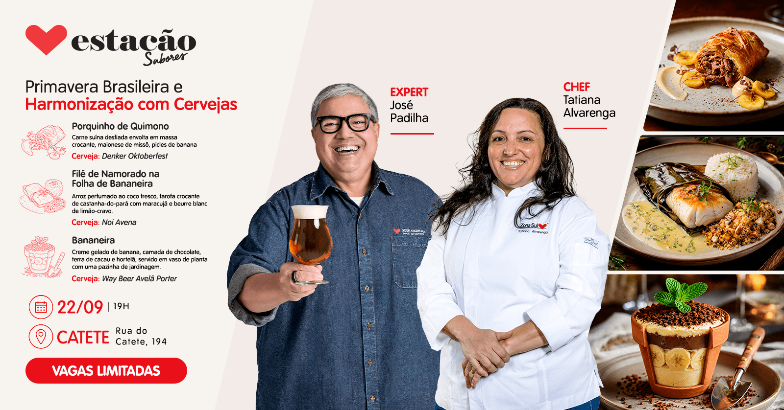 Imagem do evento Primavera Brasileira e Harmonização com Cervejas