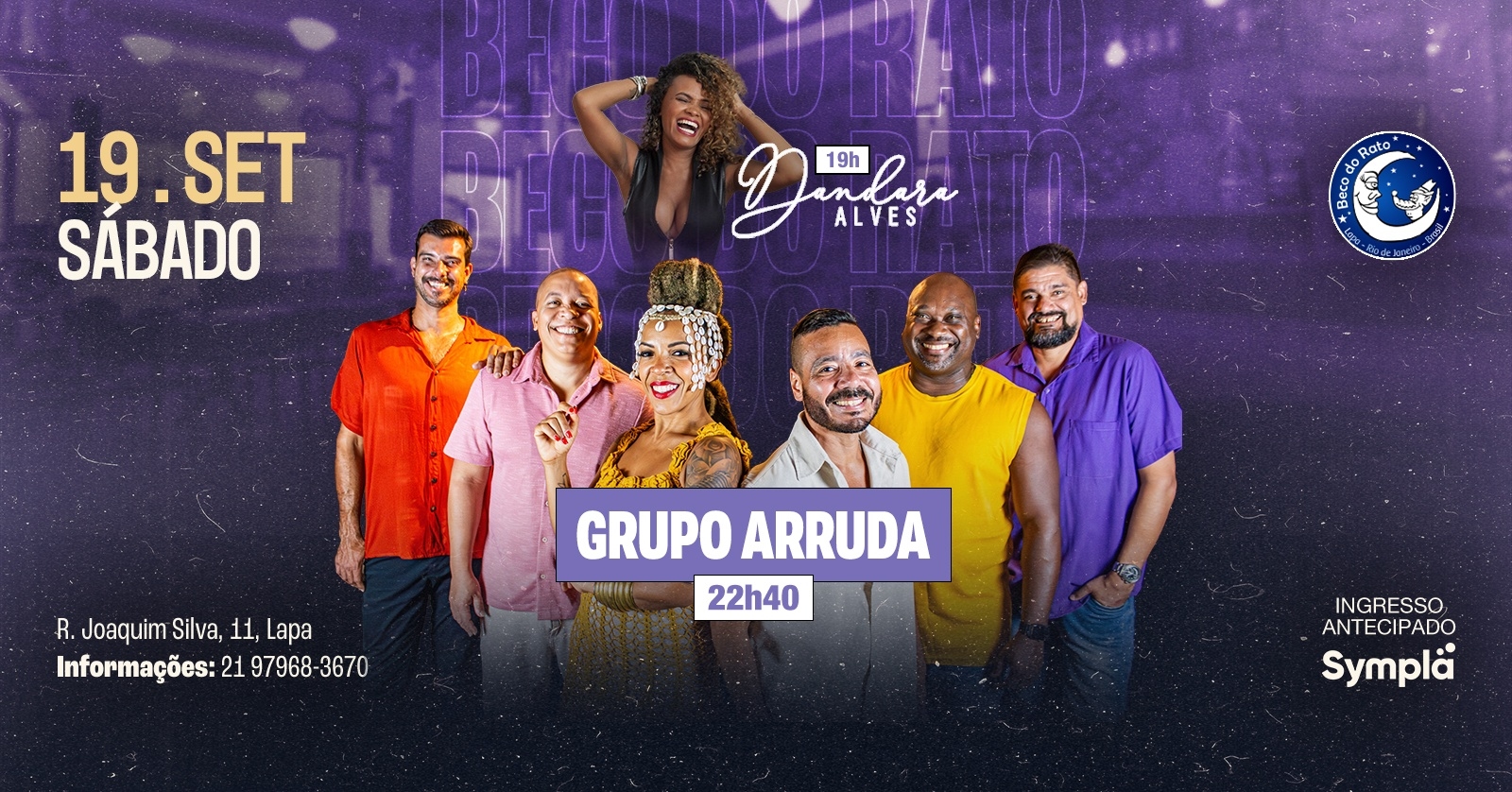 Imagem do evento GRUPO ARRUDA NO BECO DO RATO
