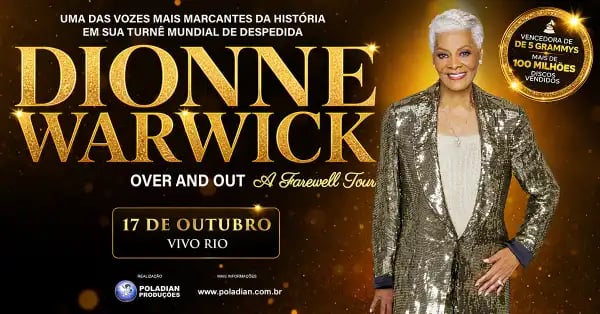 Image for Dionne Warwick Over And Out A Farewell Tour
