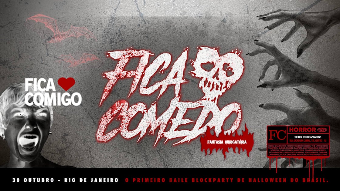Imagem do evento Fica Comedo : Baile De Halloween Do Fica Comigo