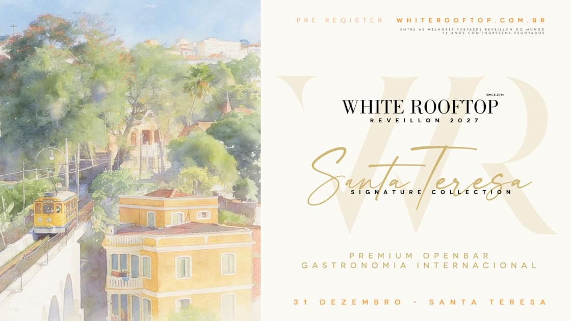 Imagem do evento White Rooftop Reveillon 2027 | Santa Teresa Collection
