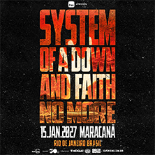 Imagem do evento SYSTEM OF A DOWN E FAITH NO MORE